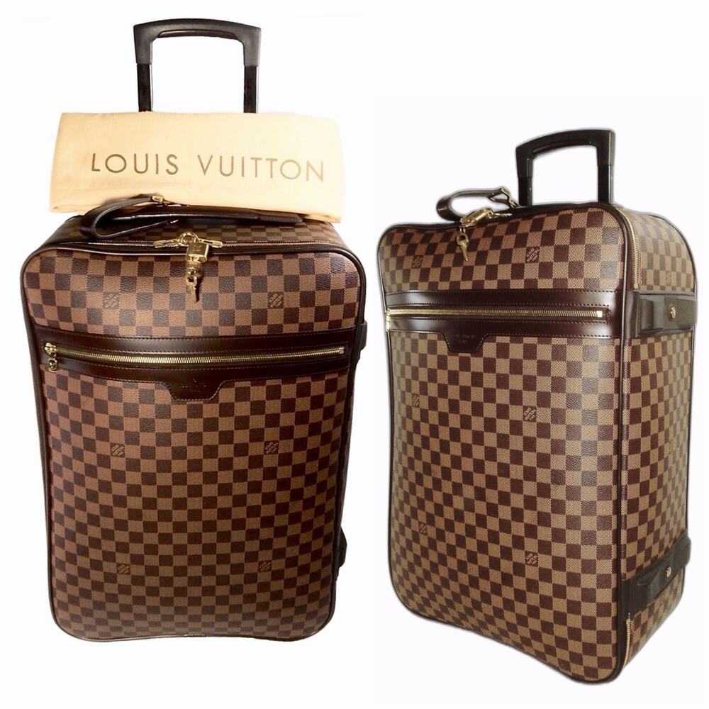 Louis Vuitton Pegase Suitcase Bag w/ Garment Bag Dust-Bag Damier Ebene💖Like new!